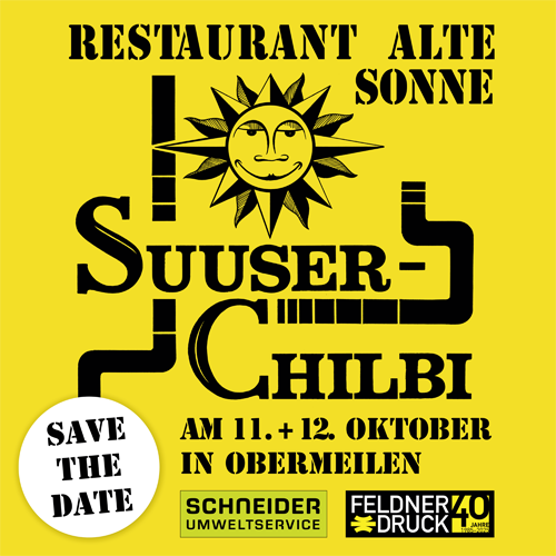 Suuser-Chilbi Restaurant Alte Sonne am 11. + 12. Oktober in Obermeilen.